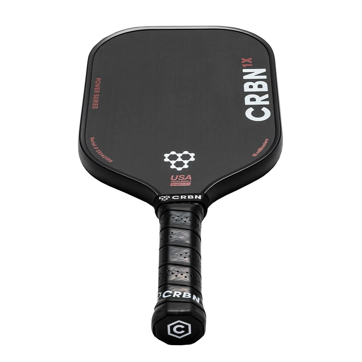 CRBN¹ X 16MM Power Middleweight Carbon Fiber Pickleball Paddle 4 CRBN¹ X 16MM Power Middleweight Carbon Fiber Pickleball Paddle - Image 4