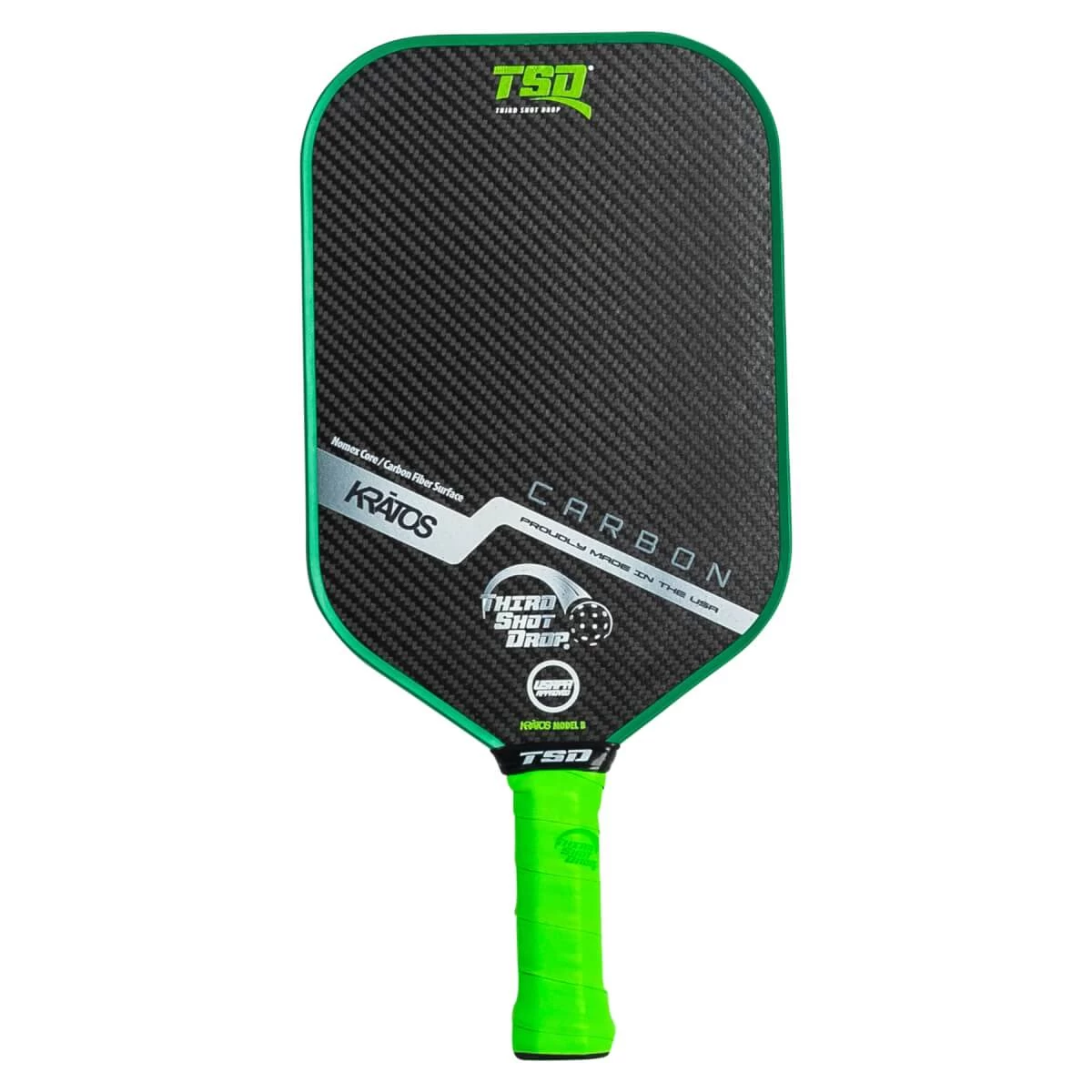 Third Shot Drop KRATOS B Special Edition Middleweight Carbon Fiber Pickleball Paddle 3 Third Shot Drop KRATOS B Special Edition Middleweight Carbon Fiber Pickleball Paddle - Image 3