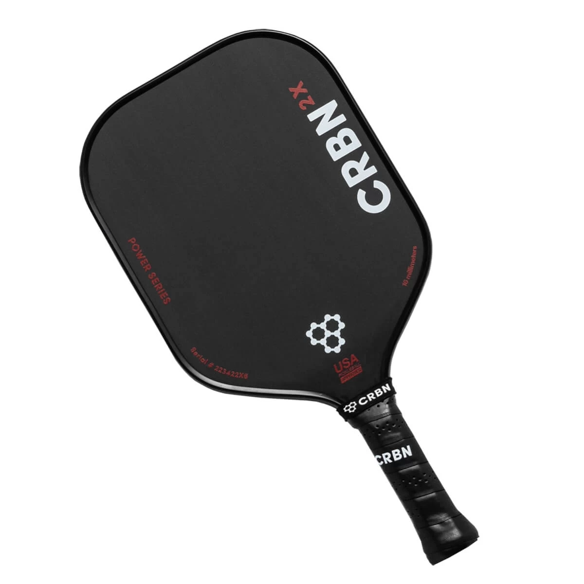 CRBN² X 16MM Power Middleweight Carbon Fiber Pickleball Paddle 1 CRBN² X 16MM Power Middleweight Carbon Fiber Pickleball Paddle