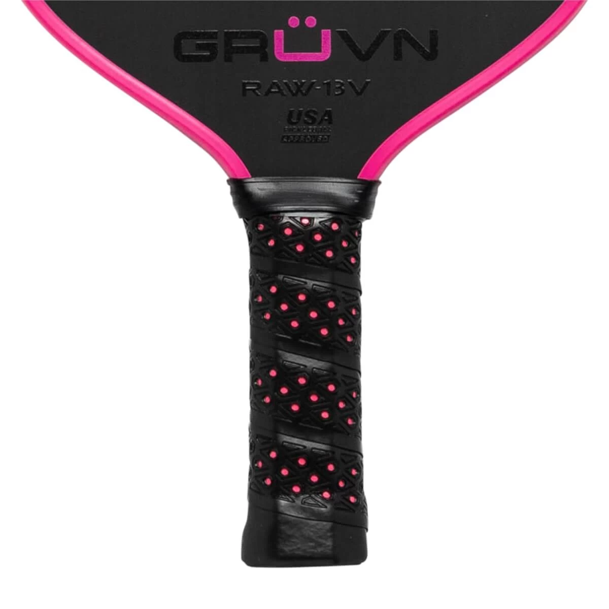 GRUVN RAW-13V Middleweight Carbon Fiber Pickleball Paddle 5 GRUVN RAW-13V Middleweight Carbon Fiber Pickleball Paddle - Image 5