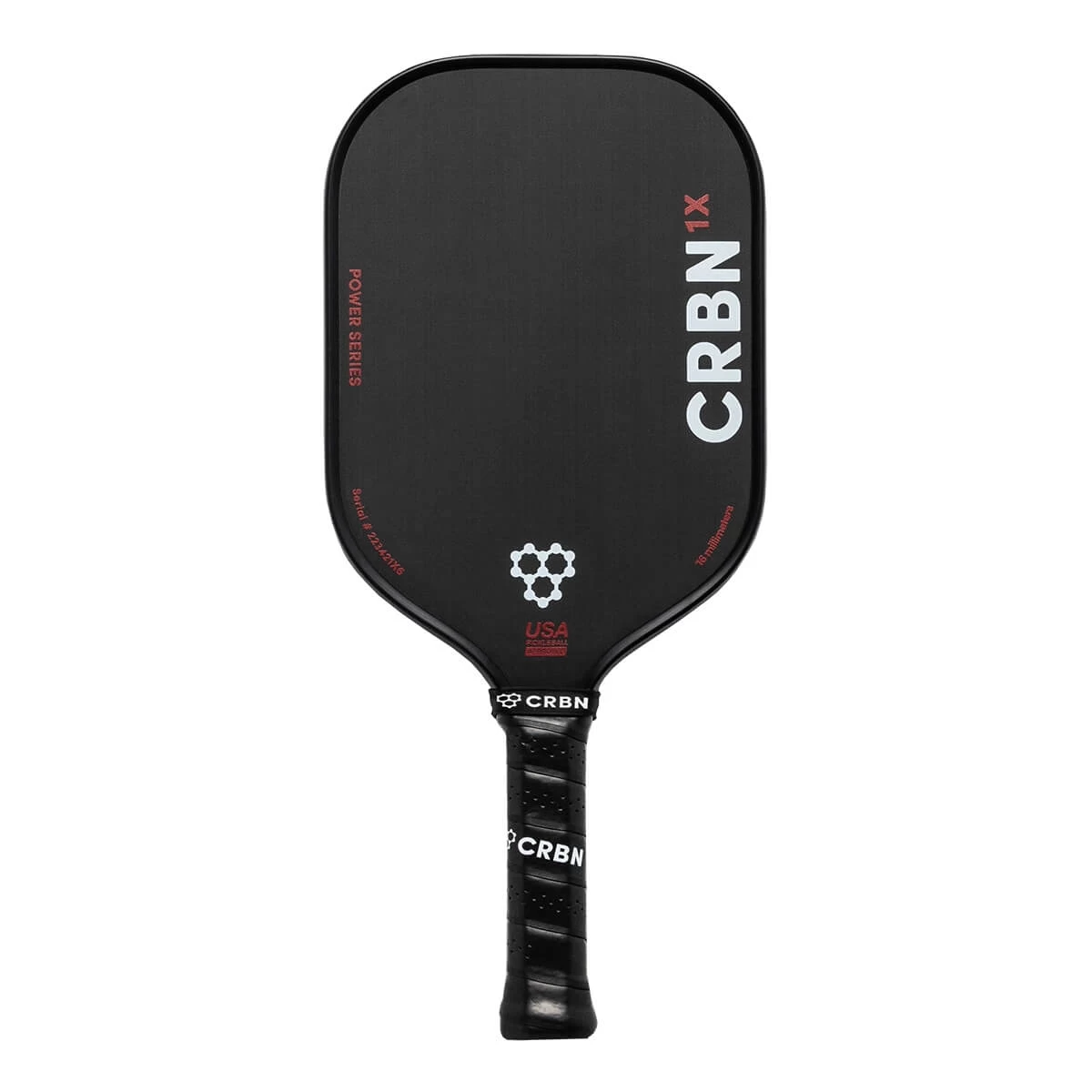CRBN¹ X 16MM Power Middleweight Carbon Fiber Pickleball Paddle 3 CRBN¹ X 16MM Power Middleweight Carbon Fiber Pickleball Paddle - Image 3
