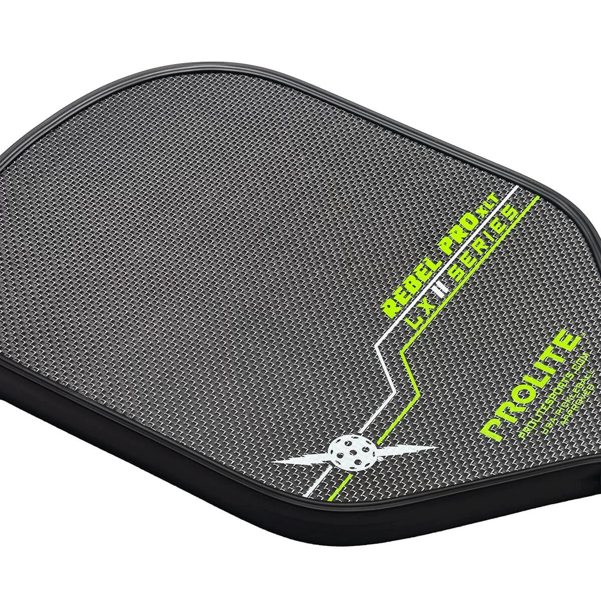PROLITE Rebel Pro XLT Long Handle LX Middleweight Carbon Fiber Pickleball Paddle 4 PROLITE Rebel Pro XLT Long Handle LX Middleweight Carbon Fiber Pickleball Paddle - Image 4