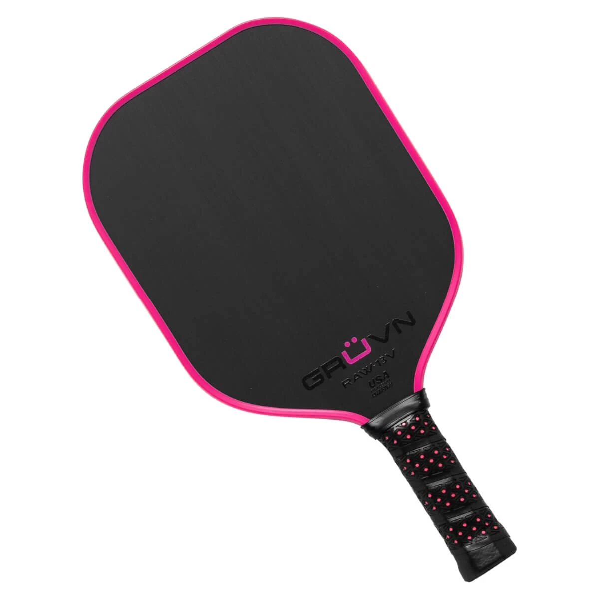 GRUVN RAW-13V Middleweight Carbon Fiber Pickleball Paddle 1 GRUVN RAW-13V Middleweight Carbon Fiber Pickleball Paddle