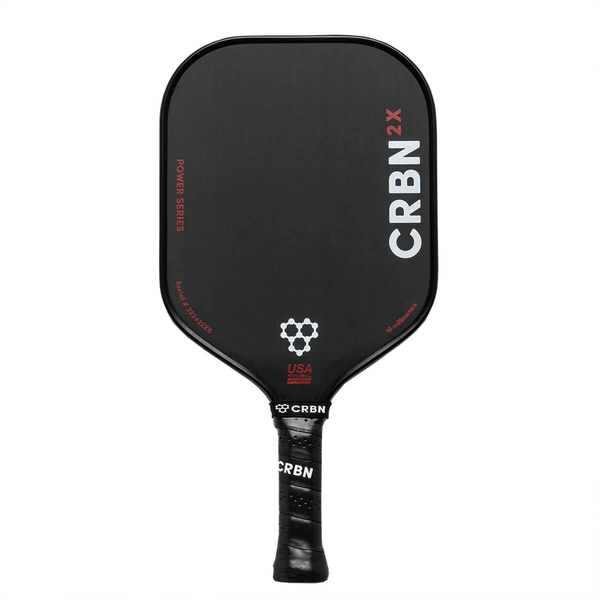 CRBN² X 16MM Power Middleweight Carbon Fiber Pickleball Paddle 2 CRBN² X 16MM Power Middleweight Carbon Fiber Pickleball Paddle - Image 2