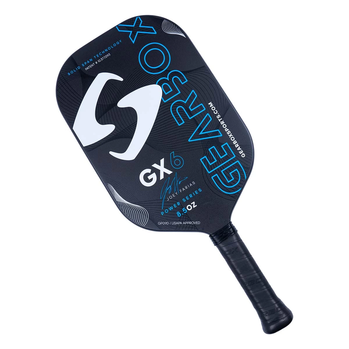 Gearbox GX6 Power Heavyweight Carbon Fiber Pickleball Paddle 1 Gearbox GX6 Power Heavyweight Carbon Fiber Pickleball Paddle