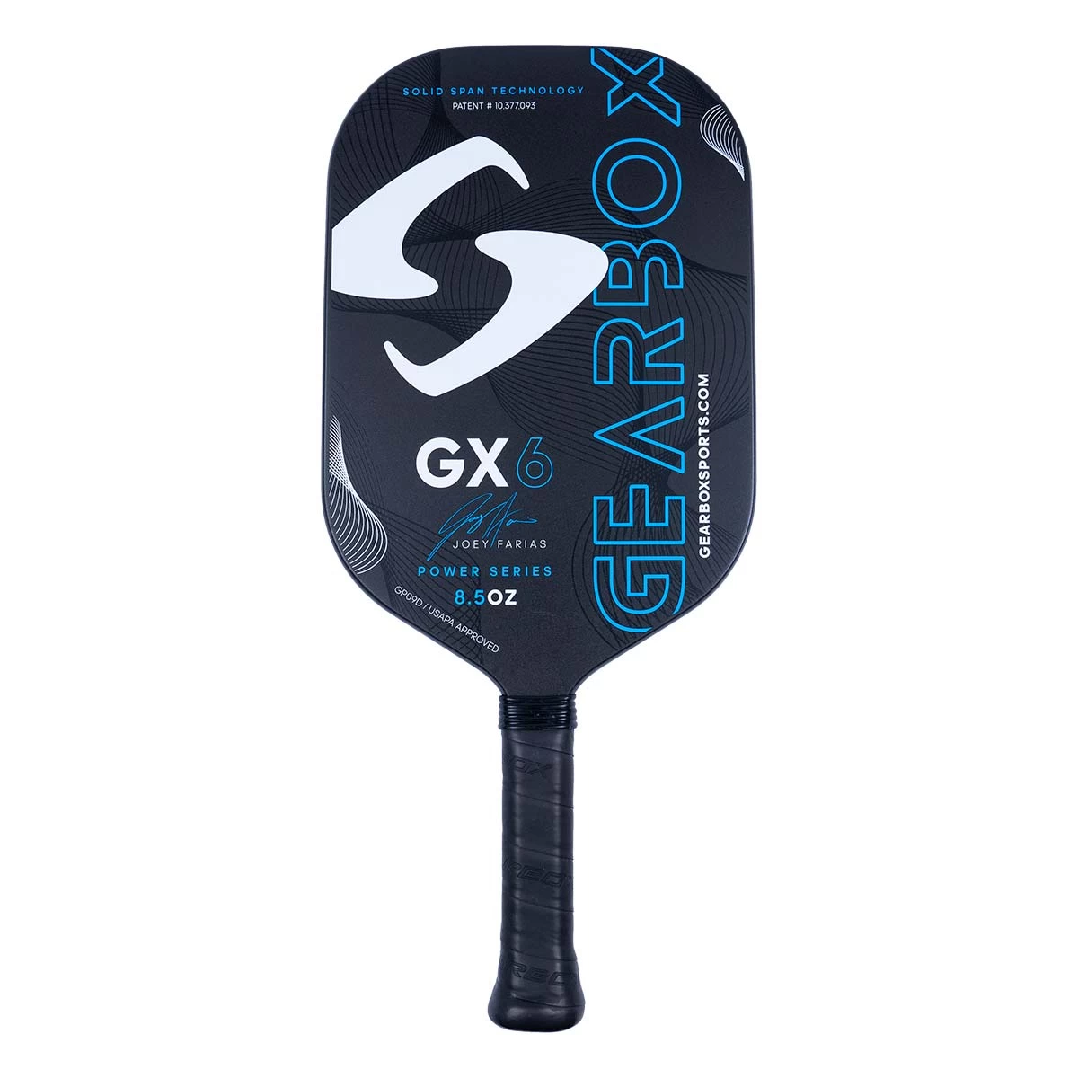 Gearbox GX6 Power Heavyweight Carbon Fiber Pickleball Paddle 3 Gearbox GX6 Power Heavyweight Carbon Fiber Pickleball Paddle - Image 3